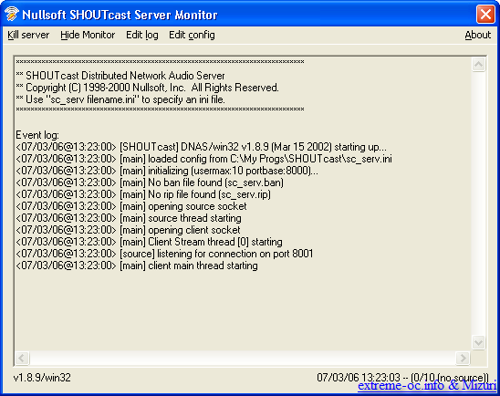 Shoutcast Server 1.9.7 Download