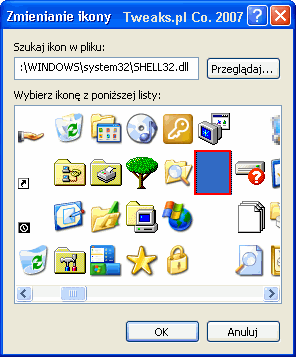 niewidzialna ikona, niewidzialny folder, ukryty folder, tricki Windows