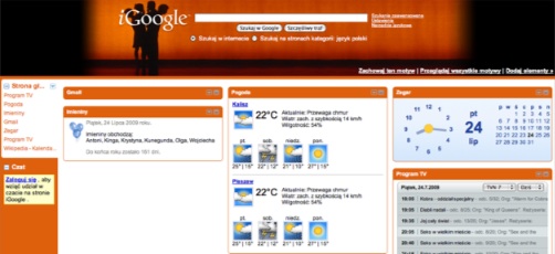 Nowy wygl�d iGoogle