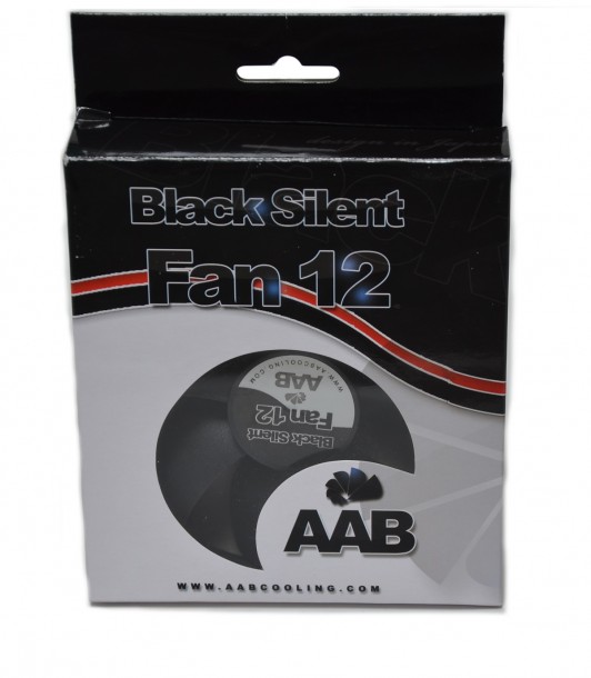 aab black silent fan 12 3