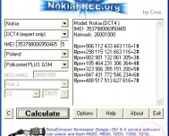 NokiaFREE Unlock Codes Calculator