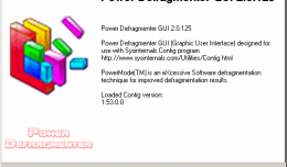 Power Defragmenter Gui