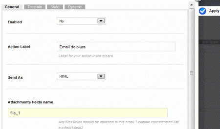 upload plików w Joomla, formularz dodawania plików