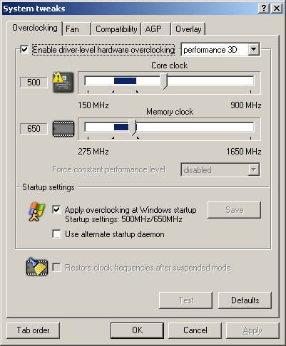 geforce overclocking, RivaTuner