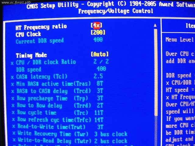 overclocking,Frequency/Voltage Control, podkręcanie procesora Athlon