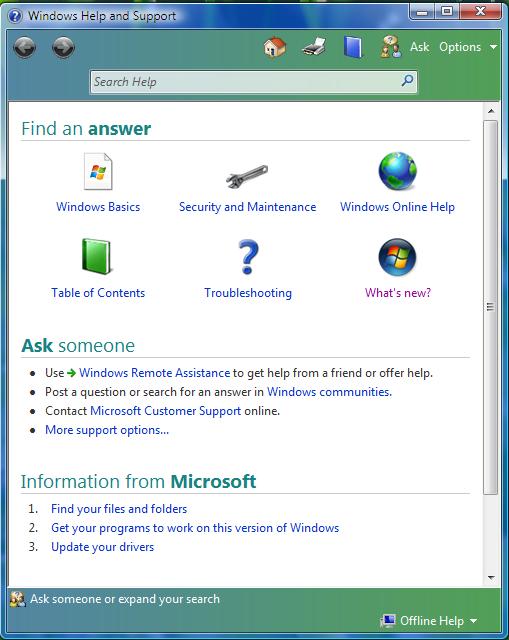 Pomoc systemu Windows Pomoc systemu Windows