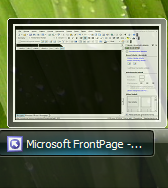 podgląd zawartości okna w pasku zadań podgląd zawartości okna, miniaturka okna, Przerób Windows XP na Windows Vista, przeróbka Windows