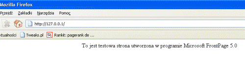 Instalacja serwera, localhost, własny serwer WWW