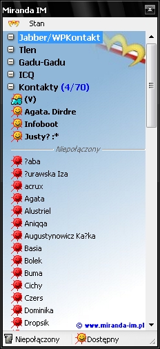 Miranda IM, komunikator internetowy