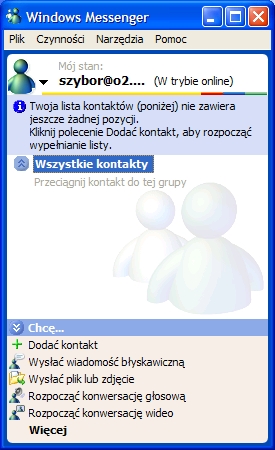 Messenger, MSN, komunikator Windows, komunikator internetowy