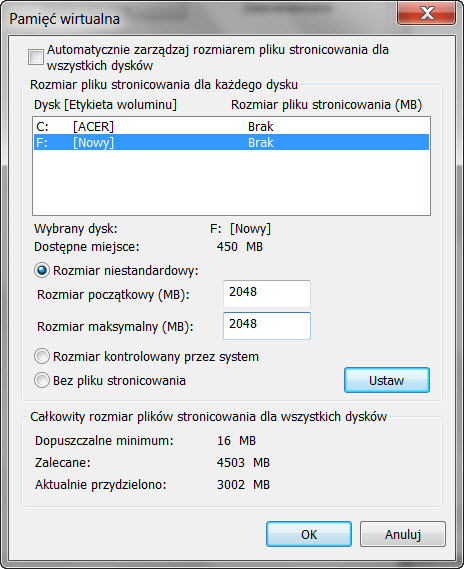 plik wymiany Windows, przenoszenie pliku wymiany optymalizacja pamięci wirtualnej - jak poprawić wydajność dysku SSD