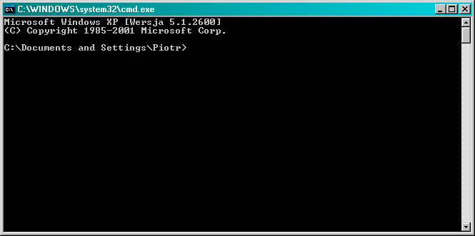 wiersz poleceń systemu Windows wiersz poleceń, CMD, linia komend