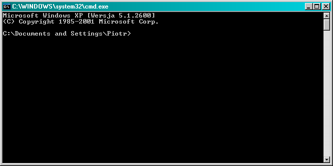 wiersz poleceń, CMD, linia komend
