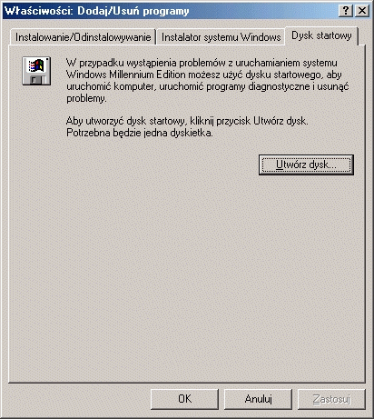 dyskietka startowa, tworzenie dyskietki, MS-DOS