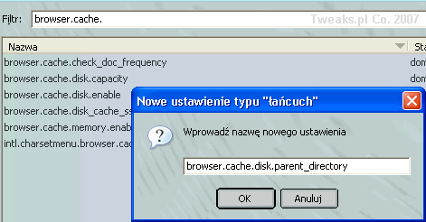 ustawienie cache firefox, pliki tymczasowe firefox, ustawienie cache, cache Firefox