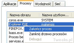 zakończ proces