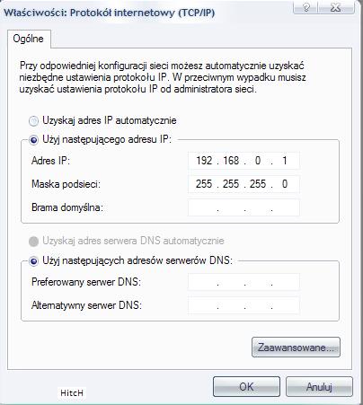 Konfiguracja sieci LAN w Windows XP,Adres IP, komputer w sieci LAN