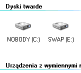 zmiana nazwy ikony dysku, ikona dysku