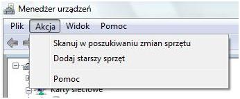 Skanowanie w poszukiwaniu zmian sprzetu