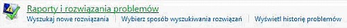 Raporty i rozwiązania problemów, raportowanie błędów, raporty Windows