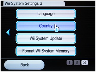 zmiana lokalizacji konsoli WII, ustawienia kraju