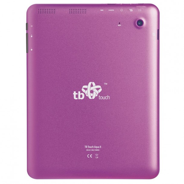 tył tabletu, tablet TB Touch