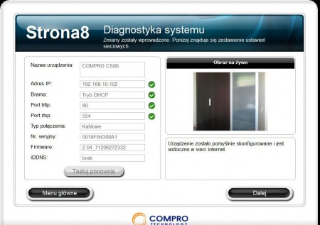 Compro CS80 instalacja