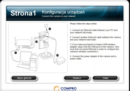 Compro CS80 konfiguracja