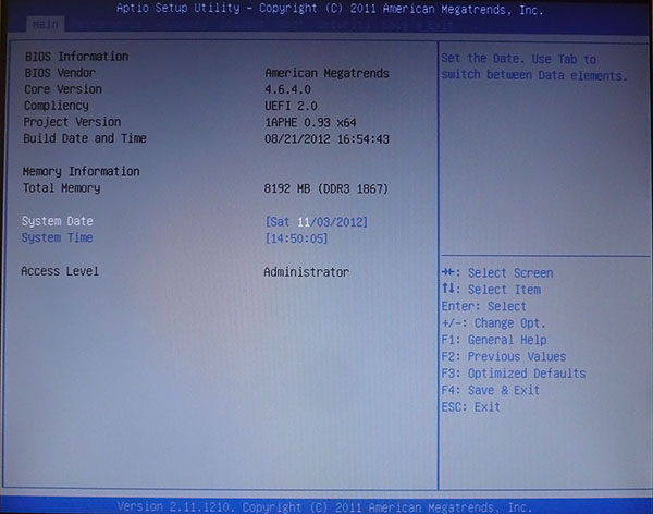 Sapphire Pure Black P67 Hydra BIOS