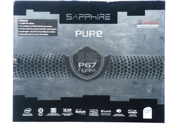 Sapphire Pure Black P67 Hydra opakowanie