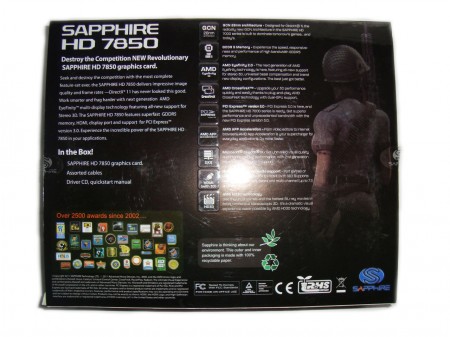 Sapphire Radeon HD 7850 DUAL-X - opakowanie 