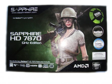 Sapphire Radeon HD 7870 GHz Edition 2GB DDR5 - opakowanie 