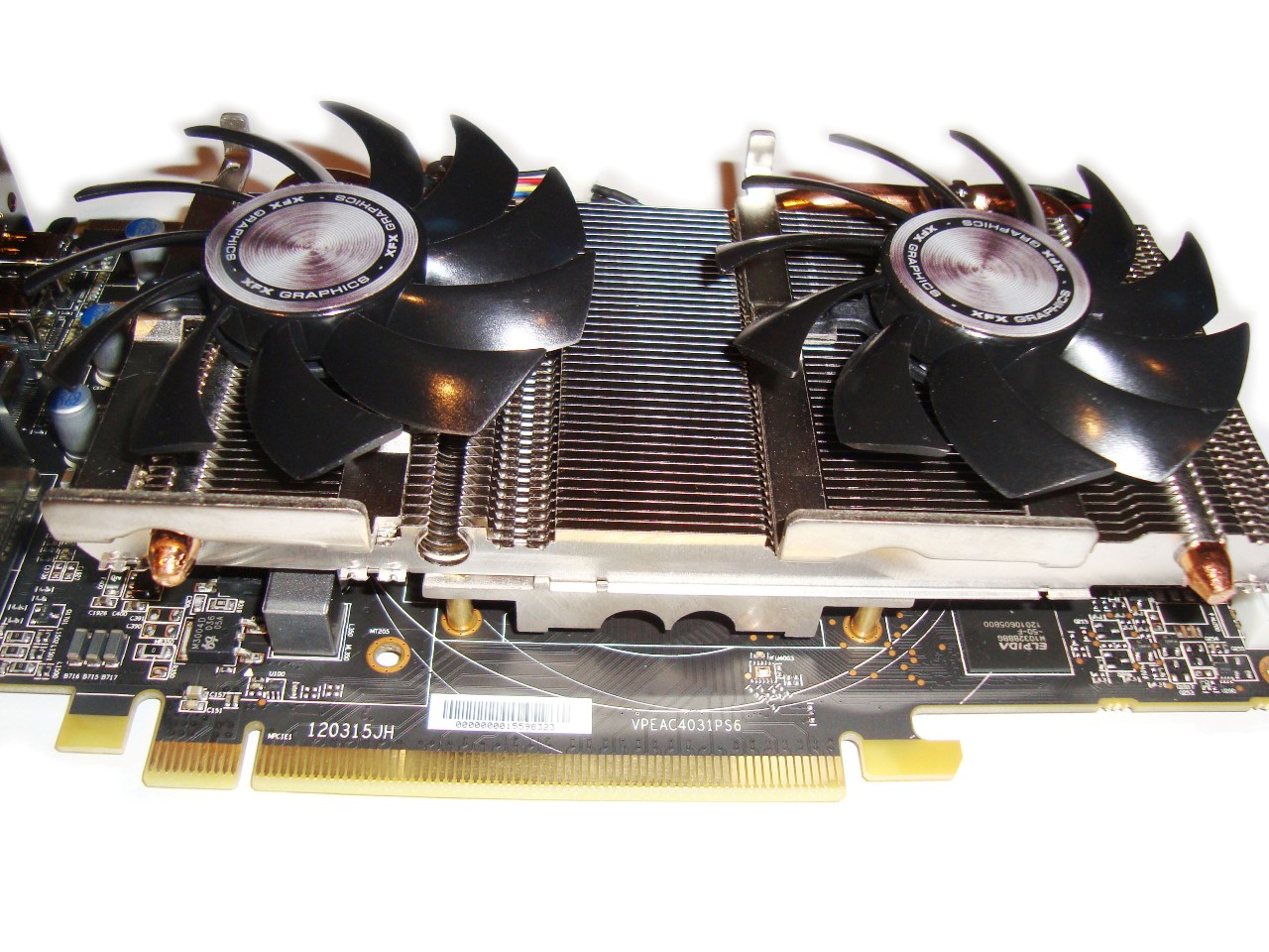 XFX Radeon HD 7850 Double Dissipation 1GB DDR5 chłodzenie
