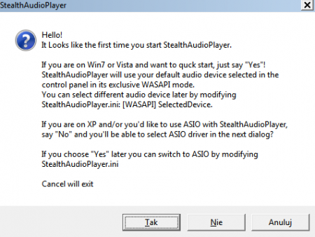 Stealth Audio Player