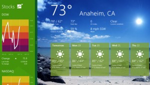 podgląd ostatnio używanej aplikacji Windows 8