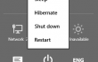 przycisk hibernacja wyłączanie komputera Windows 8