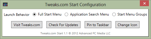 tweaks.com start konfiguracja