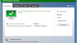 Windows Defender, program antywirusowy Windows 8