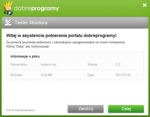 Dobreprogramy asystent pobierania 300x233 Uwaga na Asystent DobreProgramy.pl domyślnie instaluje nam spyware!