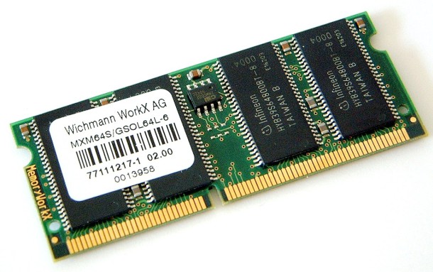 SODIMM pamięci RAM