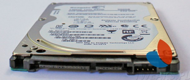 złącze SATA SSHD Seagate THIN