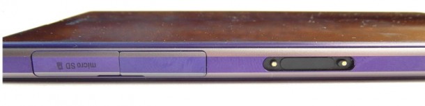 Sony Xperia Z1 Honami lewa storna porty
