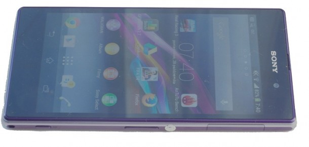 Sony Xperia Z1 Honami z góry