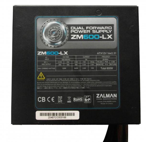 Zalman ZM600LX tył