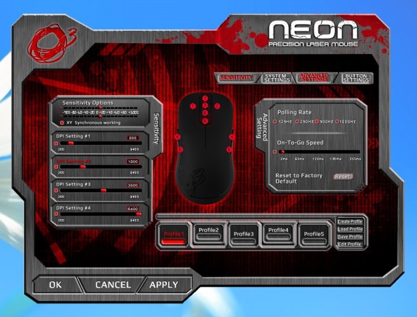 Ozone Neon oprogramowanie