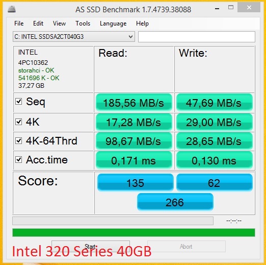 Intel 320 Series 40gb SSD AS SSD tweaks.pl Intel 320 Series 40gb SSD AS SSD tweaks.pl