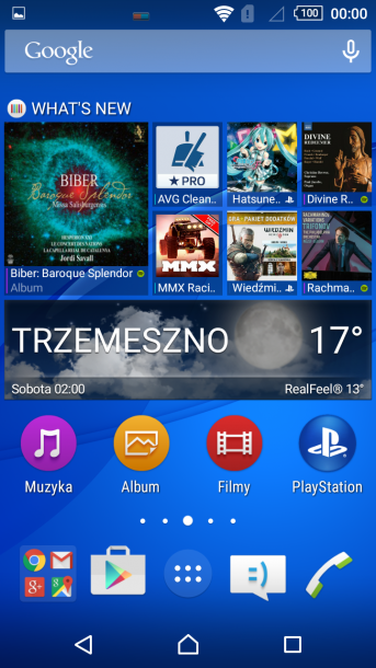 sony xperia m4 nakładka android 2