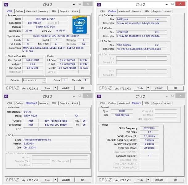 zotac PICO CPU-Z