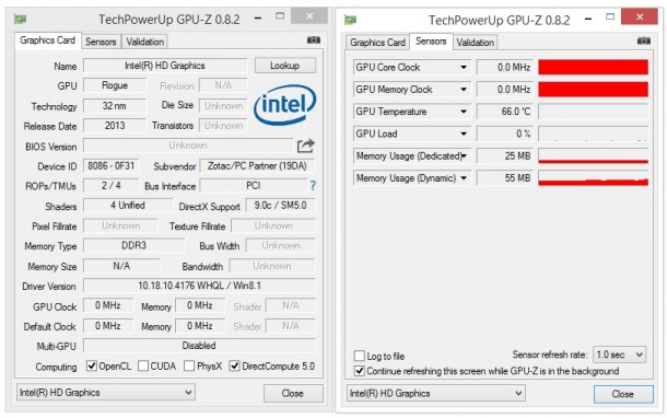 zotac PICO GPU-Z