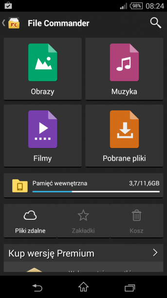 sony xperia z3 compact file commander